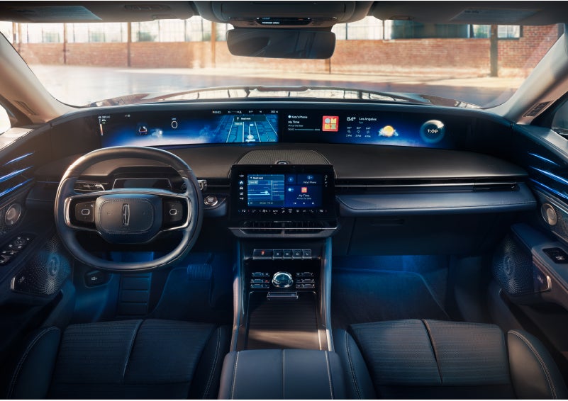 The panoramic display is shown in a 2024 Lincoln Nautilus® SUV. | Bob Maxey Lincoln in Detroit MI
