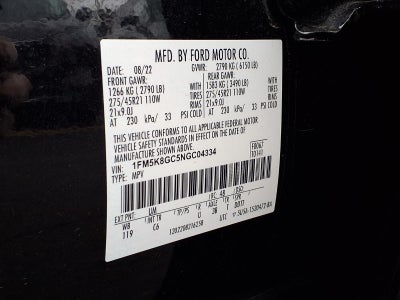 2022 Ford Explorer ST