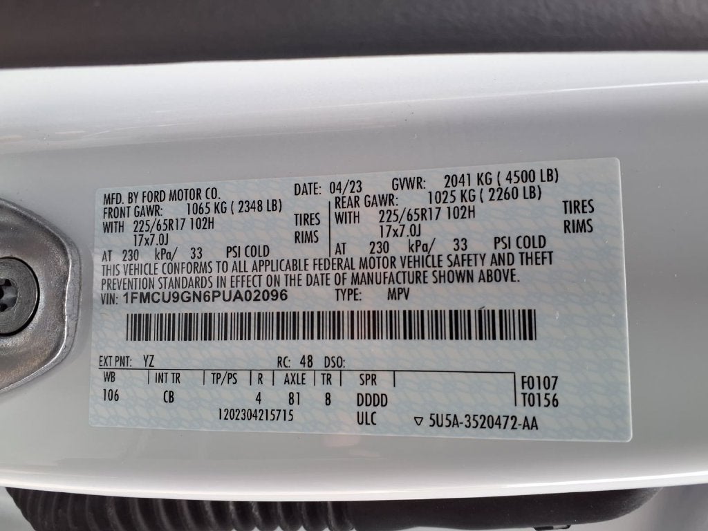 2023 Ford Escape Active