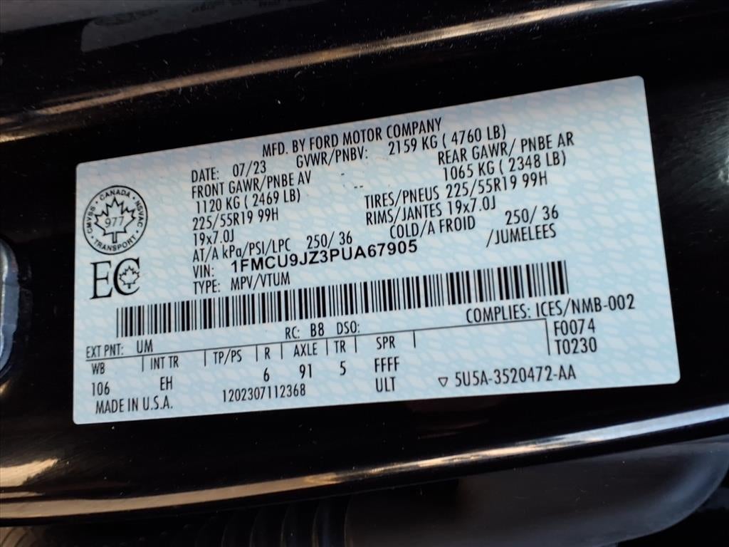 2023 Ford Escape Hybrid Platinum