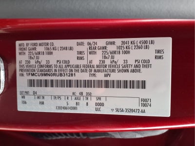 2024 Ford Escape ST-Line