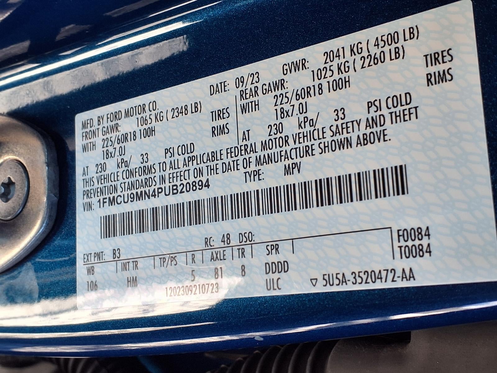 2023 Ford Escape ST-Line