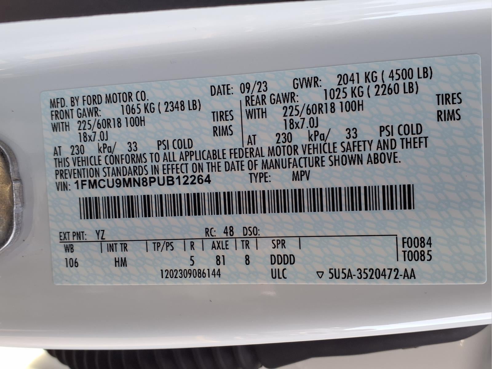 2023 Ford Escape ST-Line