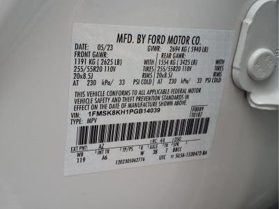 2023 Ford Explorer ST-Line