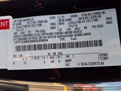 2022 Ford F-250 Super Duty XL