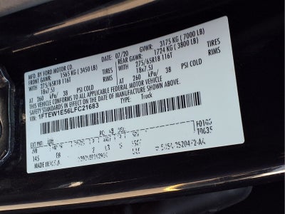 2020 Ford F-150 XLT