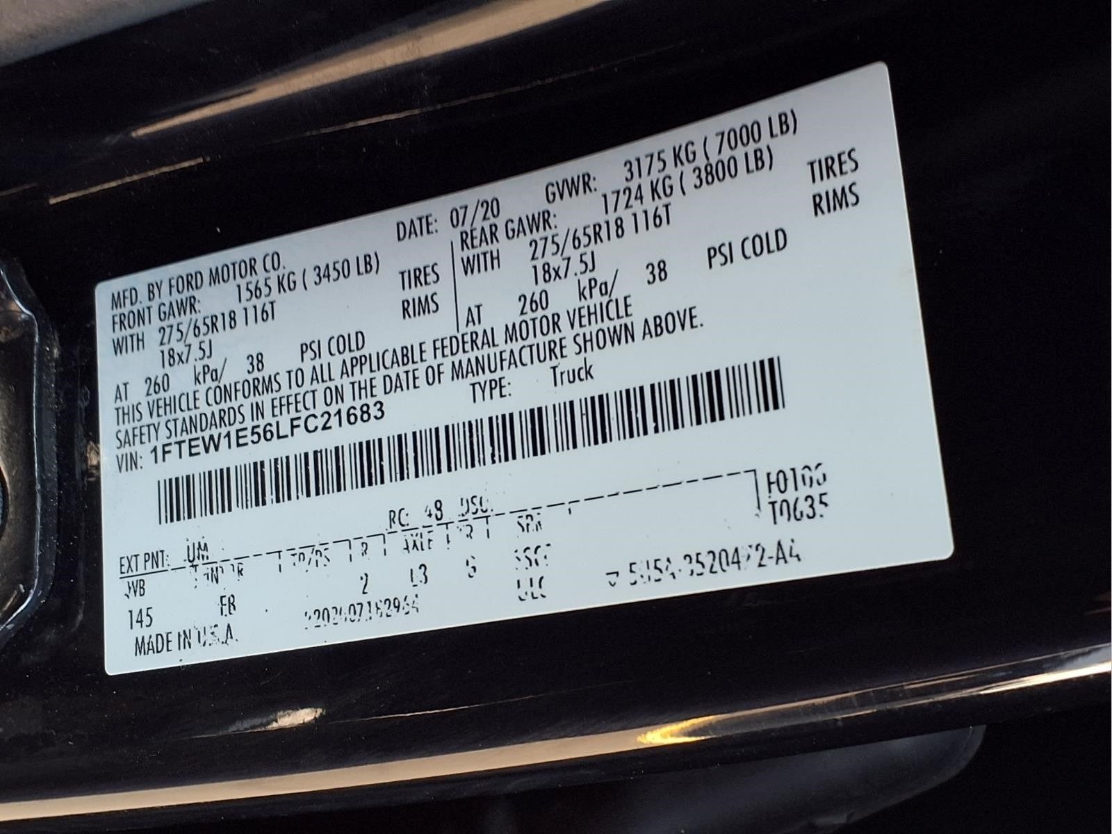 2020 Ford F-150 XLT