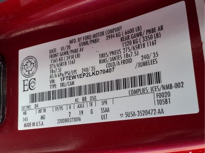 2020 Ford F-150 XLT