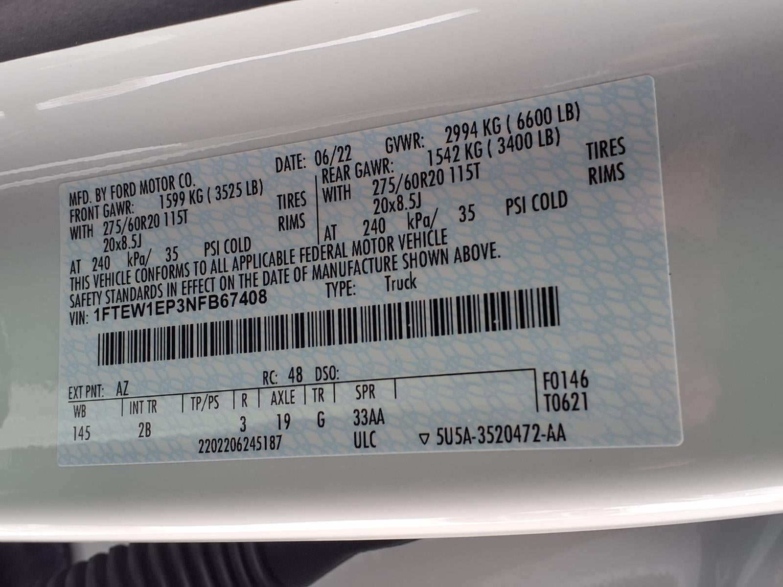 2022 Ford F-150 Lariat