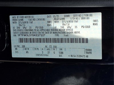 2025 Ford F-150 XLT