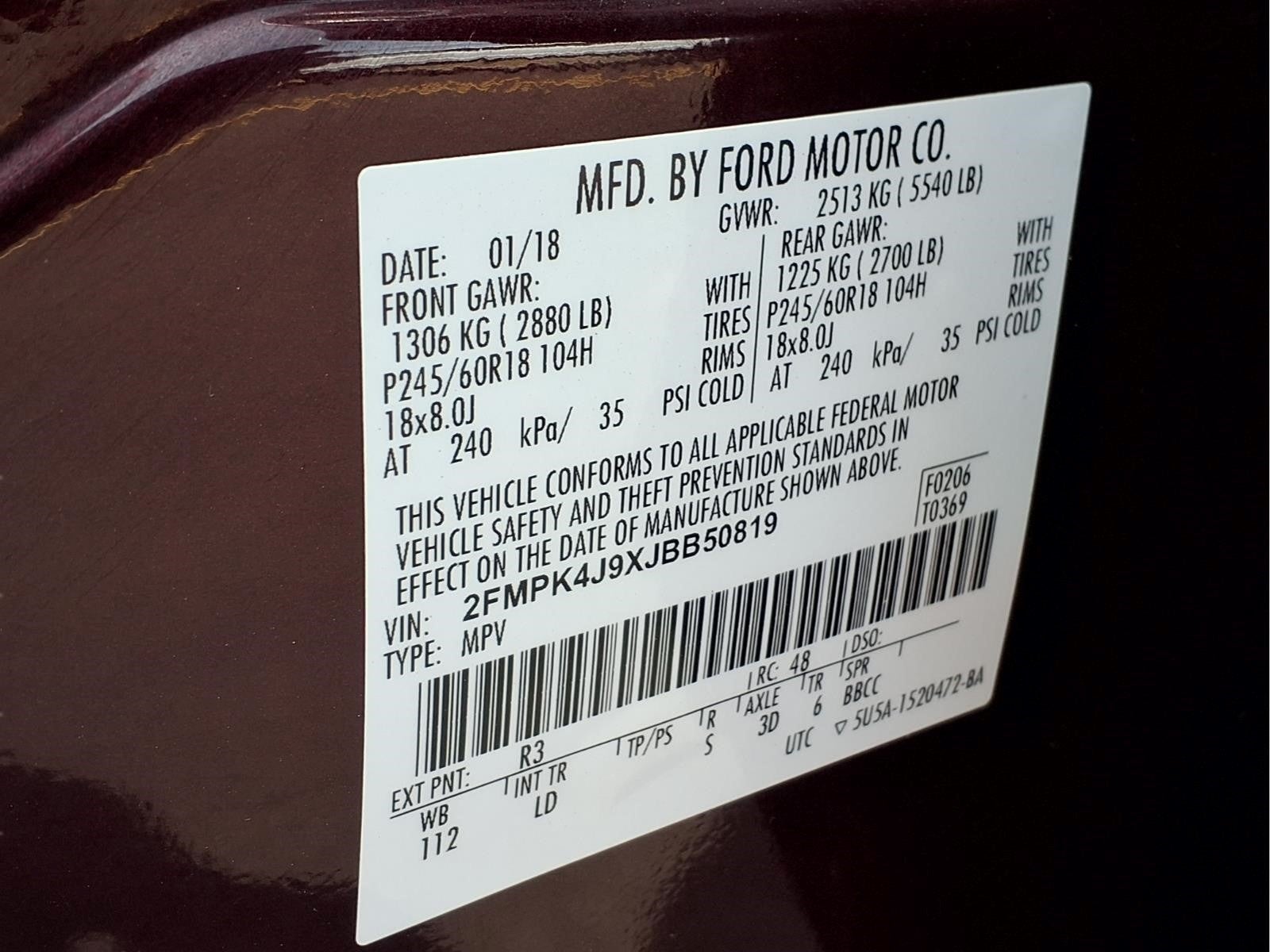 2018 Ford Edge SEL