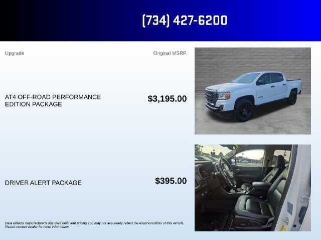 2021 GMC Canyon AT4 w/Leather