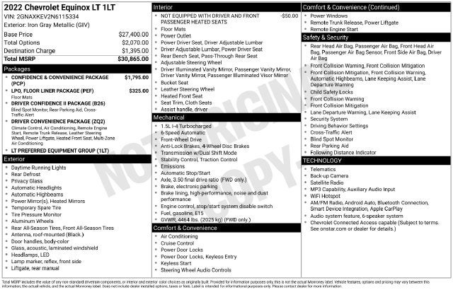 2022 Chevrolet Equinox LT