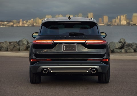 The rear lighting of the 2024 Lincoln Corsair® SUV spans the entire width of the vehicle. | Bob Maxey Lincoln in Detroit MI