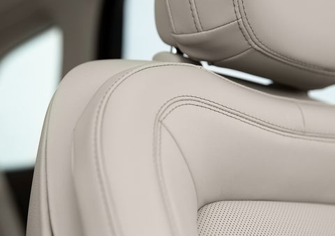 Fine craftsmanship is shown through a detailed image of front-seat stitching. | Bob Maxey Lincoln in Detroit MI