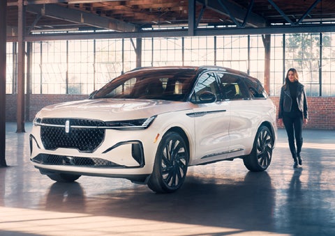 A person approaches a 2025 Lincoln Nautilus® SUV. | Bob Maxey Lincoln in Detroit MI