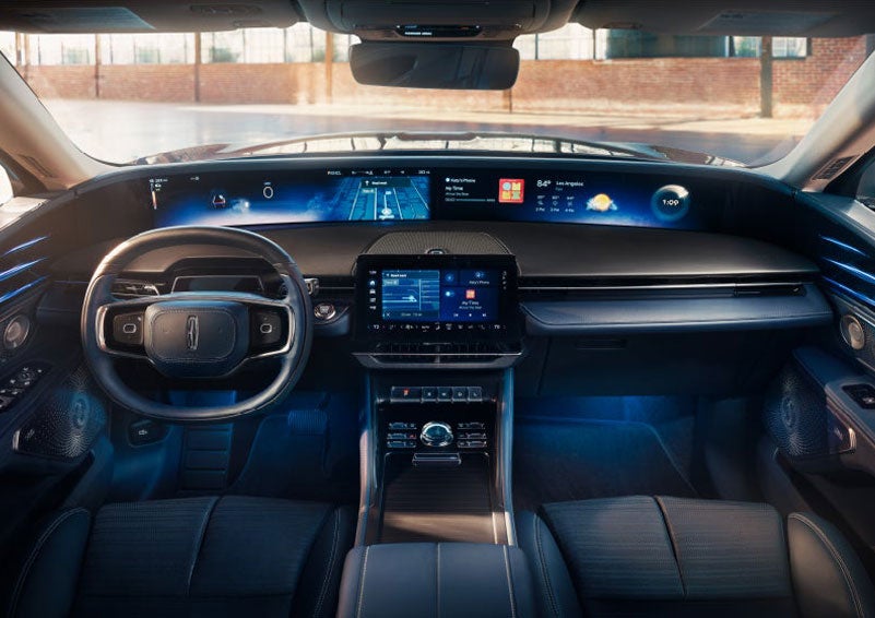 The panoramic display is shown in a 2025 Lincoln Nautilus® SUV. | Bob Maxey Lincoln in Detroit MI